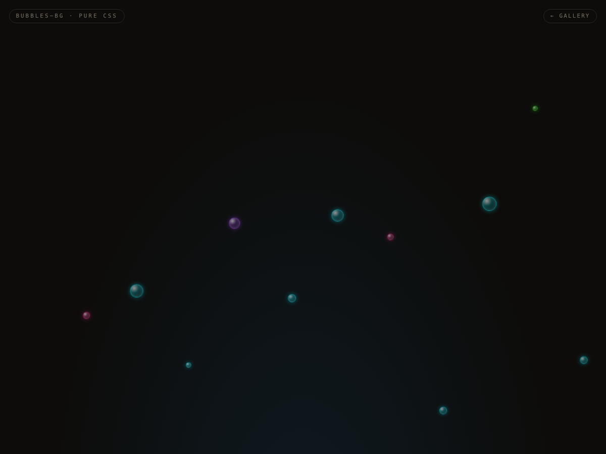 Rising Bubbles — preview