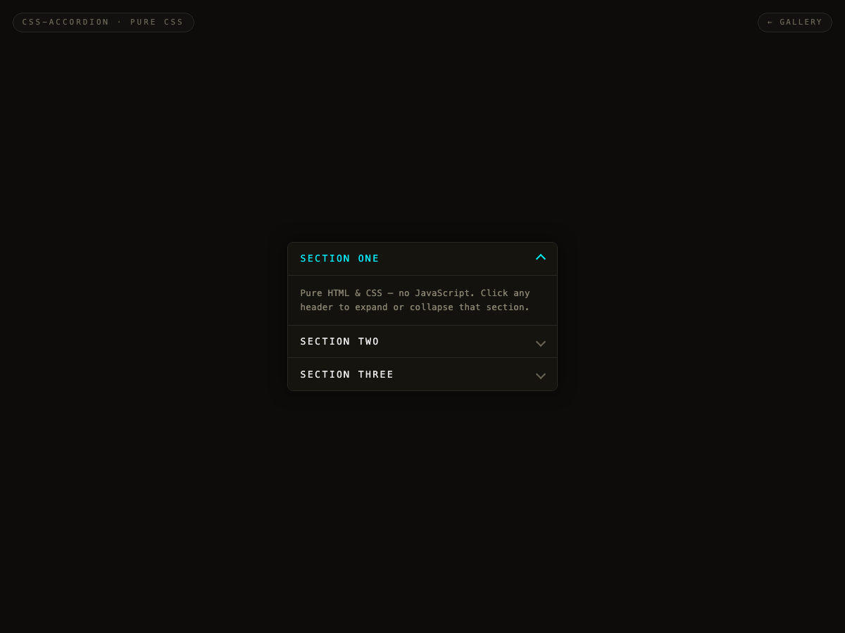 Native Accordion — preview