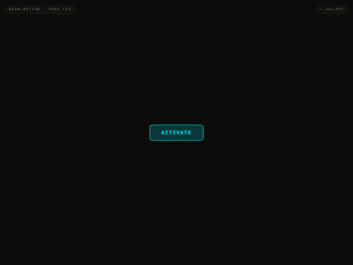 Neon Glow Button — preview