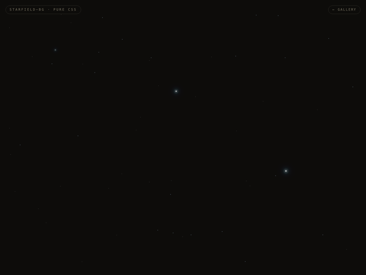 Starfield Night — preview