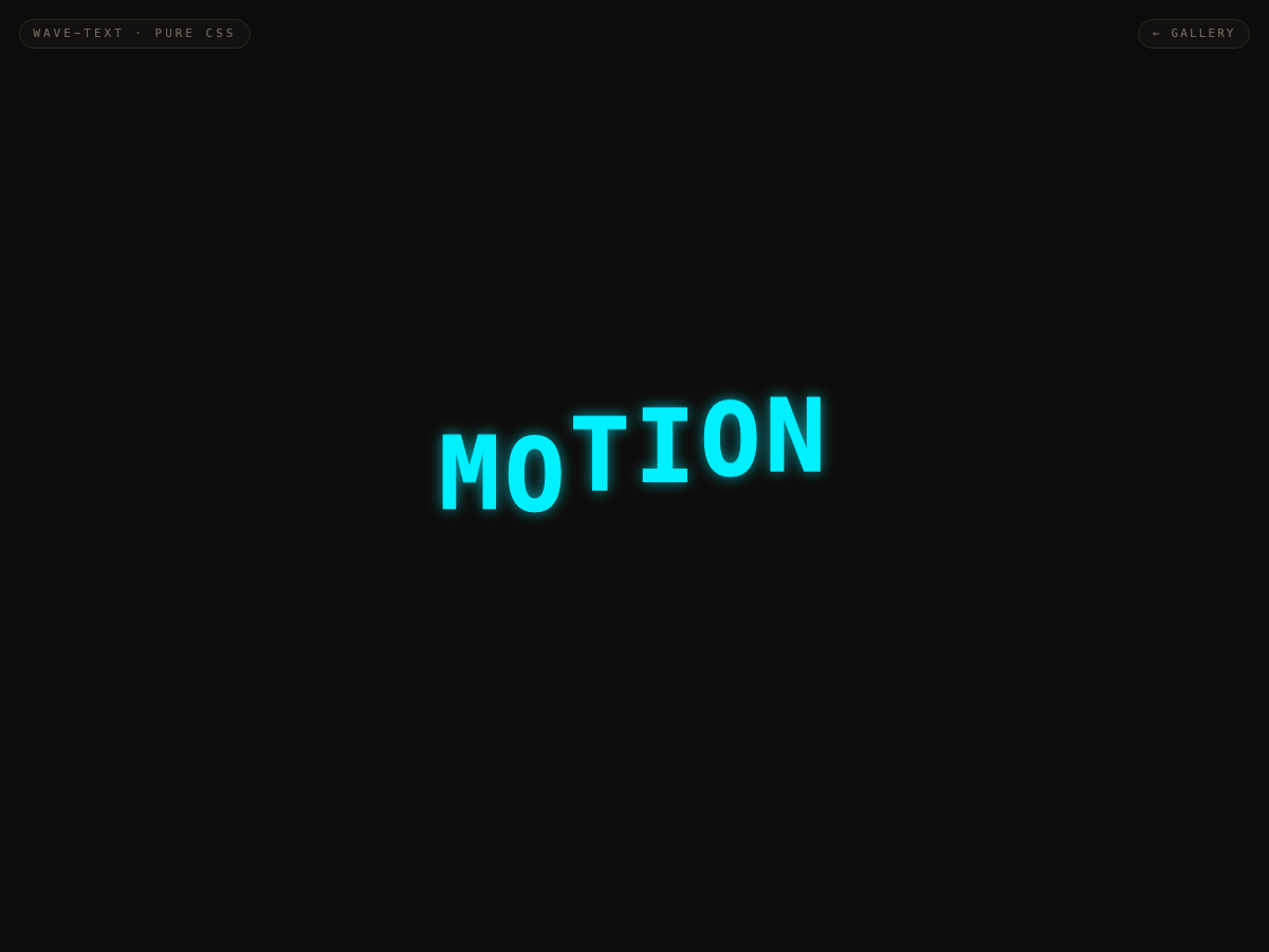 Wave Text — preview